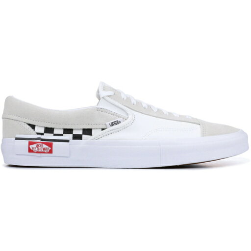 Vans バンズ メンズ スニーカー 【Vans Slip-On Cap Checkerboard】 サイズ US_M_13 True White/Black Vans バンズ メンズ スニーカー 【Vans Slip-On Cap Checkerboard】 サイズ US_M_13 True White/Black