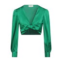 【送料無料】 ヴィコロ レディース カットソー トップス Tops Emerald green