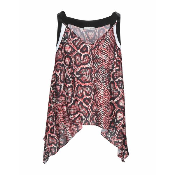 【送料無料】 レリッシュ レディース Tシャツ トップス Tops Red