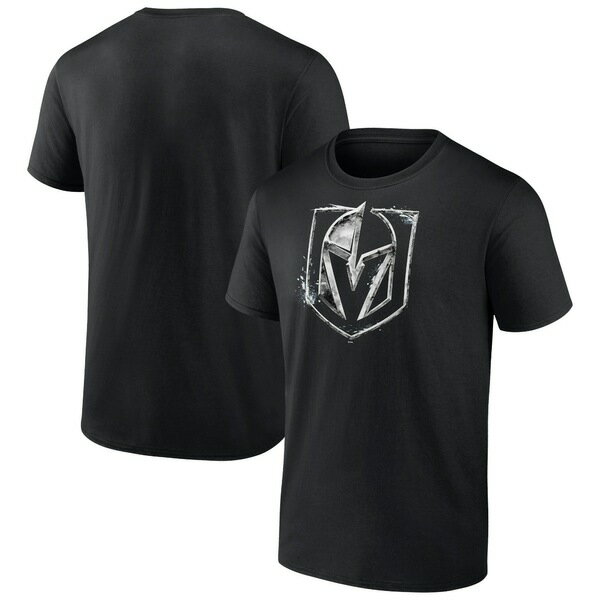 եʥƥ  T ȥåץ Vegas Golden Knights Fanatics Branded Iced Out TShirt Black