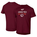 A_[A[}[ Y TVc gbvX Virginia Tech Hokies Under Armour Volleyball Icon Raglan Performance TShirt Maroon