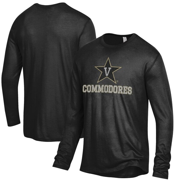 オルタナティヴ アパレル メンズ Tシャツ トップス Vanderbilt Commodores Keeper Long Sleeve TShirt Black
