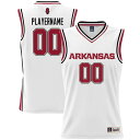 ゲームデイグレーツ メンズ ユニフォーム トップス Arkansas Razorbacks Unisex NIL PickAPlayer Lightweight Men's Basketball Jersey White