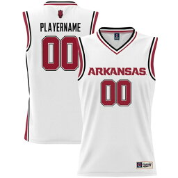 ゲームデイグレーツ メンズ ユニフォーム トップス Arkansas Razorbacks GameDay Greats Unisex NIL PickAPlayer Lightweight Women's Basketball Jersey White