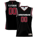 ゲームデイグレーツ メンズ ユニフォーム トップス Arkansas Razorbacks Unisex NIL PickAPlayer Lightweight Men's Basketball Jersey Black