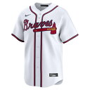 ナイキ メンズ ユニフォーム トップス Greg Maddux Atlanta Braves Nike Home Limited Player Jersey White