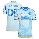 アディダス メンズ ユニフォーム トップス Atlanta United FC adidas 2024 The Resurgens Kit Authentic Custom Jersey Light Blue