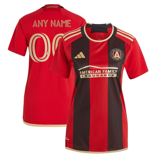 ǥ ǥ ˥ե ȥåץ Atlanta United FC adidas Women's 2023 The 17s' Kit Replica Custom Jersey Black