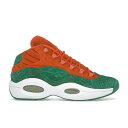 Reebok リーボック メンズ スニーカー 【Reebok Question Mid Sneakersnstuff 15 Stars】 サイズ US_11.5(29.5cm) Orange/Green/White