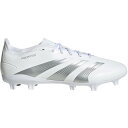 adidas アディダス メンズ スニーカー 【adidas Predator 24 League Low FG Cloud White Silver Metallic Grey】 サイズ US_12(30.0cm) Cloud White/Silver Metallic/Grey One(4)