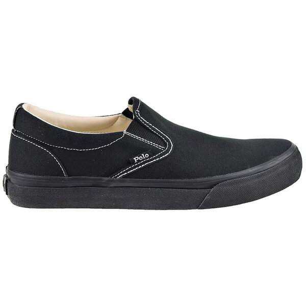 Polo Ralph Lauren ラルフローレン メンズ スニーカー 【Polo Ralph Lauren Thompson SK-VLC Black】 サイズ US_8.5(26.5cm) Black/Black