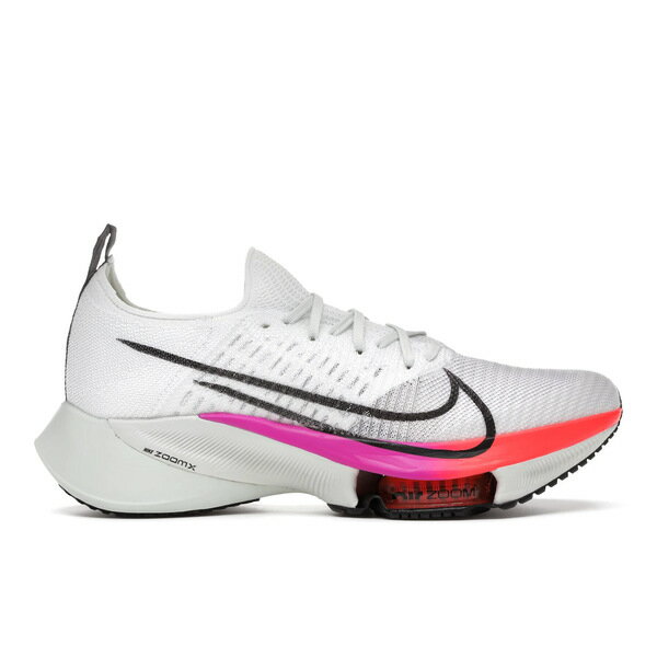 Nike ナイキ メンズ スニーカー 【Nike Air Zoom Tempo Next% Flyknit】 サイズ US_10.5(28.5cm) White Hyper Violet Flash Crimson