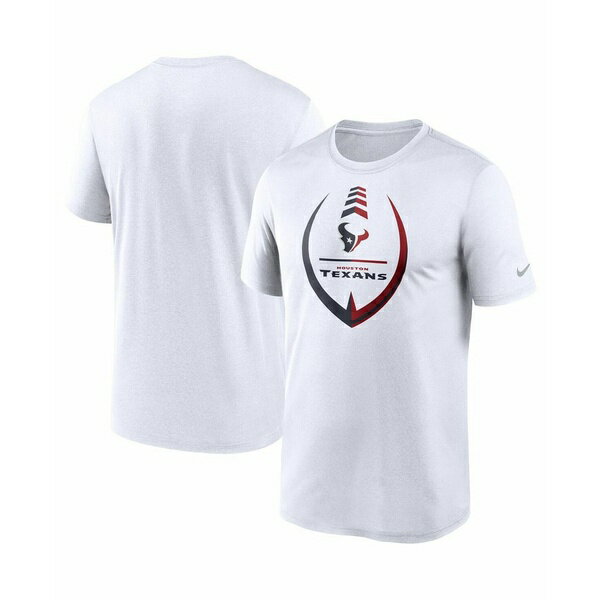 ナイキ レディース Tシャツ トップス Men's White Houston Texans Icon Legend Performance T-shirt White