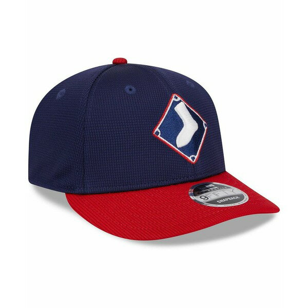 ニューエラ レディース 帽子 アクセサリー Men's Navy Chicago White Sox 2024 Batting Practice Low Profile 9Fifty Snapback Hat Navy