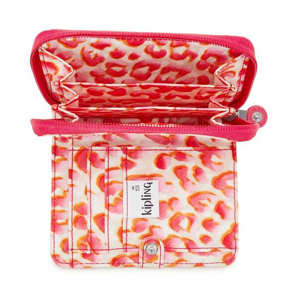 キプリング キプリング レディース 財布 アクセサリー Money Love Nylon RFID Wallet Latin Cheetah