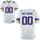 ナイキ メンズ ユニフォーム トップス Minnesota Vikings Nike Custom Elite Jersey White