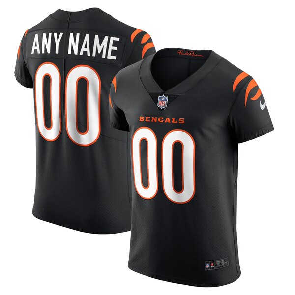 ʥ  ˥ե ȥåץ Cincinnati Bengals Nike Vapor Elite Custom Jersey Black