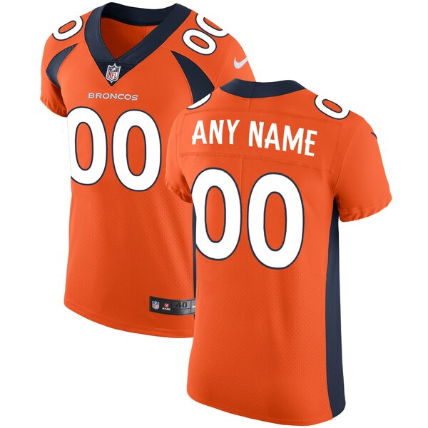 ナイキ メンズ ユニフォーム トップス Denver Broncos Nike Vapor Untouchable Custom Elite Jersey Orange