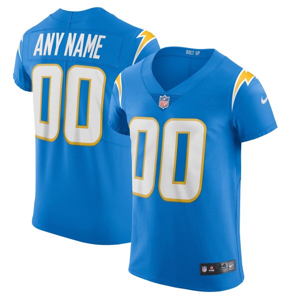 ʥ  ˥ե ȥåץ Los Angeles Chargers Nike Vapor Elite Custom Jersey Powder Blue