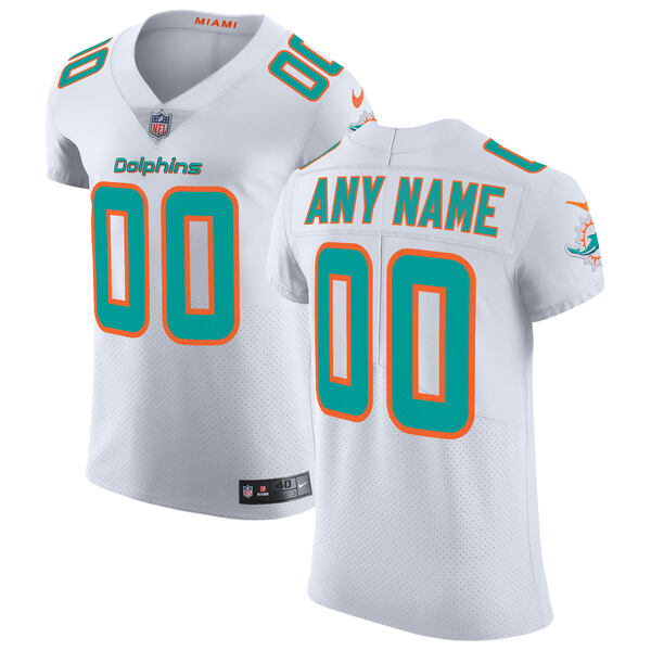 ʥ  ˥ե ȥåץ Miami Dolphins Nike Vapor Untouchable Elite Custom Jersey White