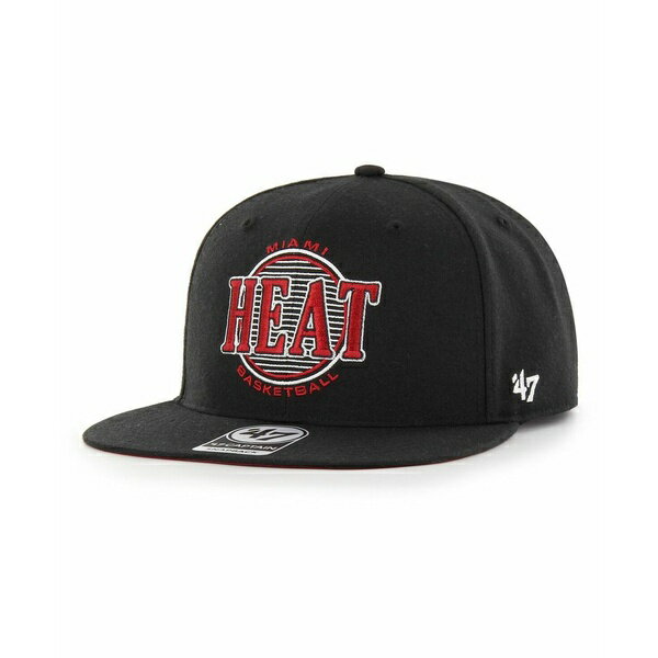 ■ブランド '47 Brand (47ブランド)■商品名 Men's Black Miami Heat High Post Captain Snapback Hat■こちらの商品は米国・ヨーロッパからお取り寄せ商品となりますので、 お届けまで10日〜2週間前後お時間頂いております。 ■各ブランド・商品・デザインによって大きな差異がある場合がございます。 ■あくまで平均的なサイズ表ですので、「参考」としてご利用ください。 ■店内全品【送料無料】です！（※沖縄・離島は別途送料3,300円がかかります）