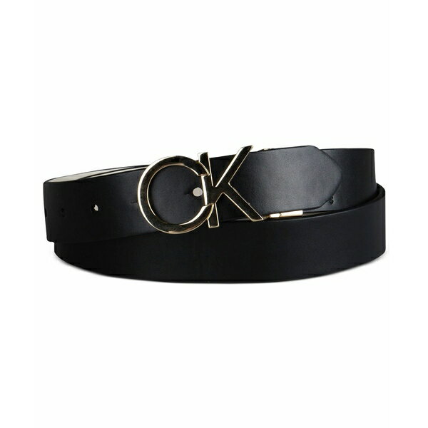 カルバンクライン ベルト（レディース） カルバンクライン レディース ベルト アクセサリー Women's Reversible Monogram Buckle Belt White, Black