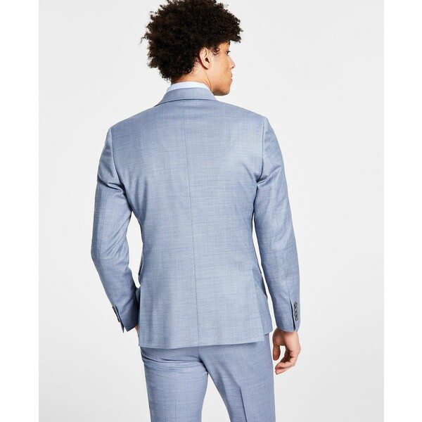カルバン・クライン カルバンクライン メンズ ジャケット＆ブルゾン アウター Men's Skinny-Fit Wool-Blend Infinite Stretch Suit Jacket Light Blue