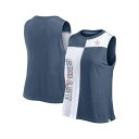 ファナティクス レディース カットソー トップス Women's Navy/White Houston Astros Color-Block Tank Top Navy/White