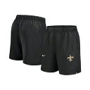 ナイキ メンズ カジュアルパンツ ボトムス Men's Black New Orleans Saints Blitz Victory Performance Shorts Black(4)