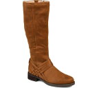 ジャーニーコレクション レディース ブーツ シューズ Women's Wide Calf Meg Boots Cognac