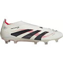 アディダス レディース サッカー スポーツ adidas Predator Elite Laceless FG Soccer Cleats White/Red