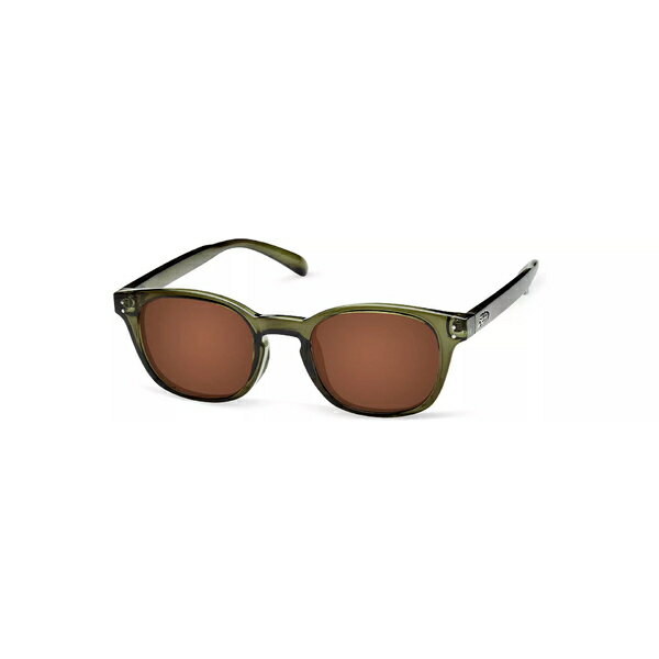 ホビー レディース サングラス&アイウェア アクセサリー Hobie Polarized Wrights Sunglasses Shiny Crystal Olive
