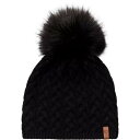 オバマイヤー レディース 帽子 アクセサリー Obermeyer Women's NYC Faux Fur Pom Beanie Black(4)