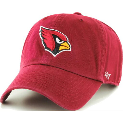 フォーティーセブン メンズ 帽子 アクセサリー '47 Adult Arizona Cardinals Red Clean Up Adjustable Hat - フォーティーセブン メンズ 帽子 アクセサリー '47 Adult Arizona Cardinals Red Clean Up Adjustable Hat -