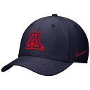 ナイキ レディース 帽子 アクセサリー Nike Men's Arizona Wildcats Navy Rise Swooshflex Hat -