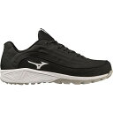 ミズノ メンズ 野球 スポーツ Mizuno Men's Ambition 3 BB Turf Baseball Cleats Black/White