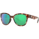 コスタデルマール レディース サングラス&アイウェア アクセサリー Costa Del Mar Salina Sunglasses Tortoise/Green...