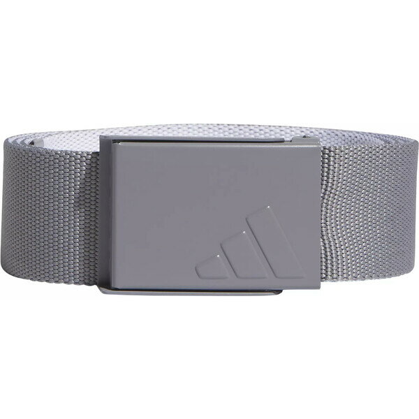 アディダス メンズ ベルト アクセサリー adidas Men's Reversible Webbing Belt Grey Three/White
