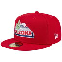 ニューエラ メンズ 帽子 アクセサリー New Era Adult Arizona Wildcats Red Cactus 59Fifty Fitted Hat...