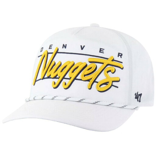 フォーティーセブン メンズ 帽子 アクセサリー '47 Adult Denver Nuggets White Condor Hitch Adjustable Hat - フォーティーセブン メンズ 帽子 アクセサリー '47 Adult Denver Nuggets White Condor Hitch Adjustable Hat -