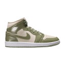 ジョーダン レディース バスケットボール スポーツ Air Jordan 1 Mid SE Women's Shoes Sea Glass/Oilgrn/Mtl...