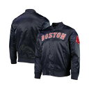 プロスタンダード メンズ ジャケット&ブルゾン アウター Men's Navy Boston Red Sox Wordmark Satin Full-Snap Jacket Navy