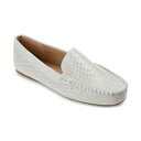 ジャーニーコレクション レディース スリッポン・ローファー シューズ Women's Halsey Perforated Loafers Light Gray(4)