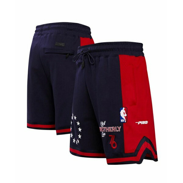 プロスタンダード メンズ カジュアルパンツ ボトムス Men's Navy Philadelphia 76ers 2023/24 City Edition DK Shorts Navy