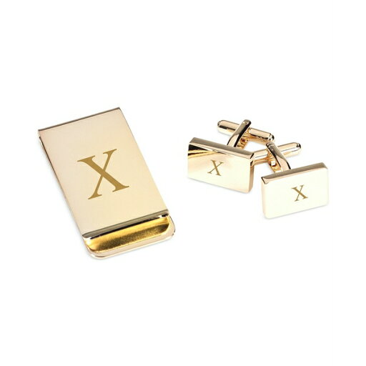 ベイバーク メンズ ピアス・イヤリング アクセサリー Gold Plated Cufflinks and Money Clip Set X ベイバーク メンズ ピアス・イヤリング アクセサリー Gold Plated Cufflinks and Money Clip Set X