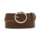 スティーブ マデン レディース ベルト アクセサリー Women's Reversible Faux-Leather Belt Oatmeal