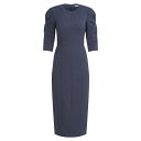 ケイアンガー レディース ワンピース トップス Angeline Crepe Midi-Dress deep navy