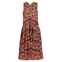 マーレット レディース ワンピース トップス Wallis Floral Tiered Midi-Dress terracotta