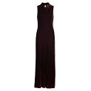 ヴェロニカ ベアード レディース ワンピース トップス Kura Velvet Maxi Dress merlot