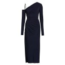 ジェイソン ウーコレクション レディース ワンピース トップス One-Shoulder Ruched Jersey Midi-Dress bright navy